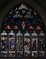 The Great West Window in Shrewsbury Cathedral, her first major commission, 1910