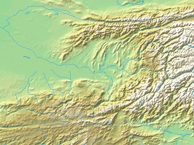 Surkh Kotal is located in Bactria