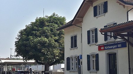 Hüntwangen Wil railway station