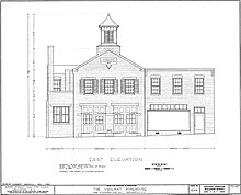 Historic American Buildings Survey drawing from 1964 HABS Vigilant Firehouse.jpg