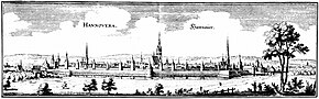 Hanover in the 1640s Hannover-1641-Merian.jpg