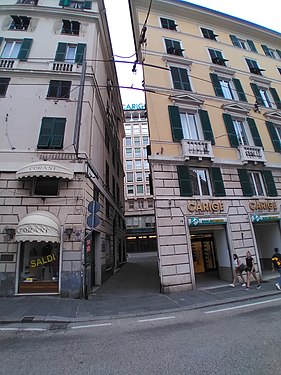 Headquarters of Banca Carige in Genoa