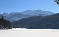 im Hintergrund: Kaisergebirge