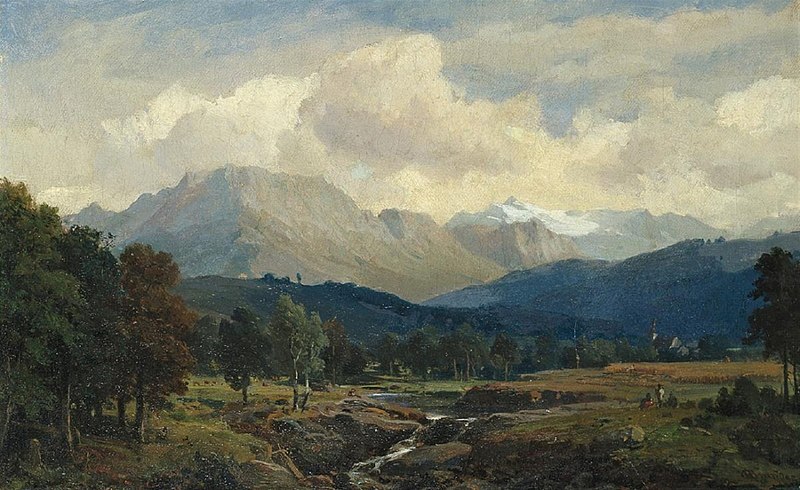 File:Heinrich Brandes - Berchtesgadener Landschaft mit malenden Künstlern.jpg