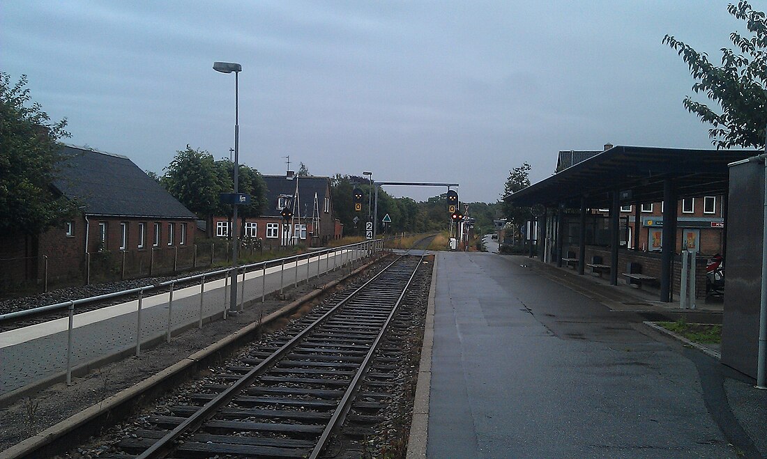 Hjerm railway station