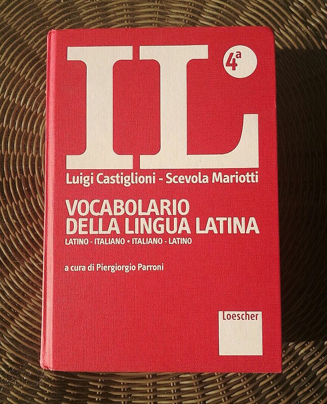 File:IL - Vocabolario della lingua latina 4ª edizione.jpg - Wikimedia  Commons