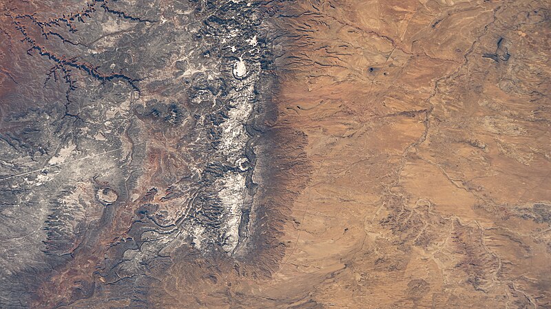 File:ISS-64 Chuska Mountains, New Mexico.jpg