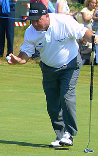Ian Woosnam Welsh professional golfer