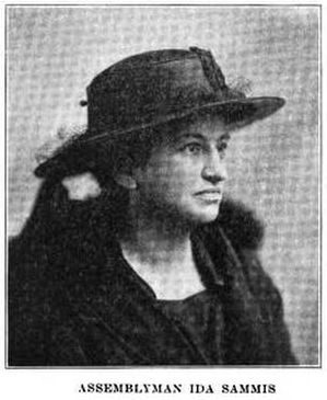  Ida Sammis, from a 1918 publication.
