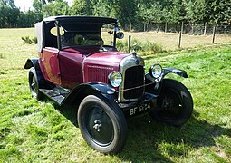 5 HP TL rouge Bordeaux, 1924.