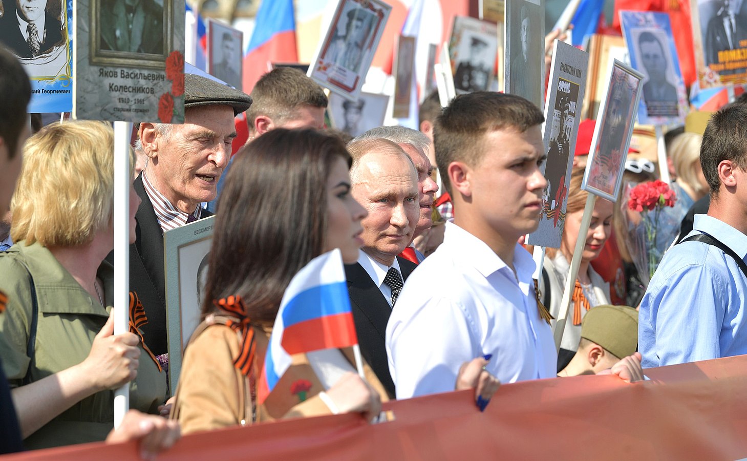 бессмертный полк на красной площади