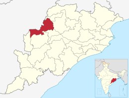 Distretto di Bargarh – Mappa