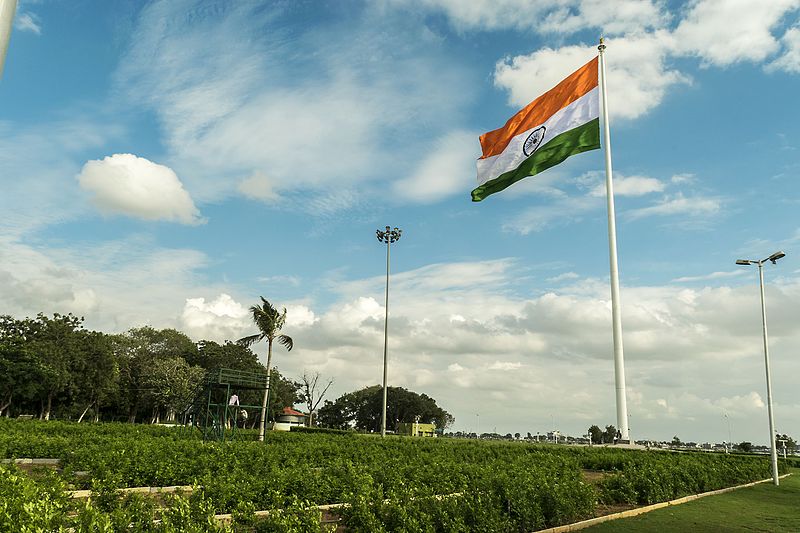File:Indian flag in Sanjeevia park.jpg