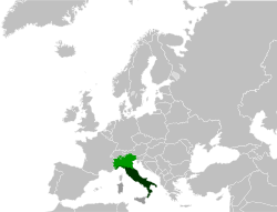 Mapo de Itala duoninsulo