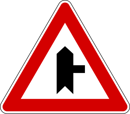 ไฟล์:Italian_traffic_signs_-_intersezione_a_T_con_diritto_di_precedenza_dx.svg