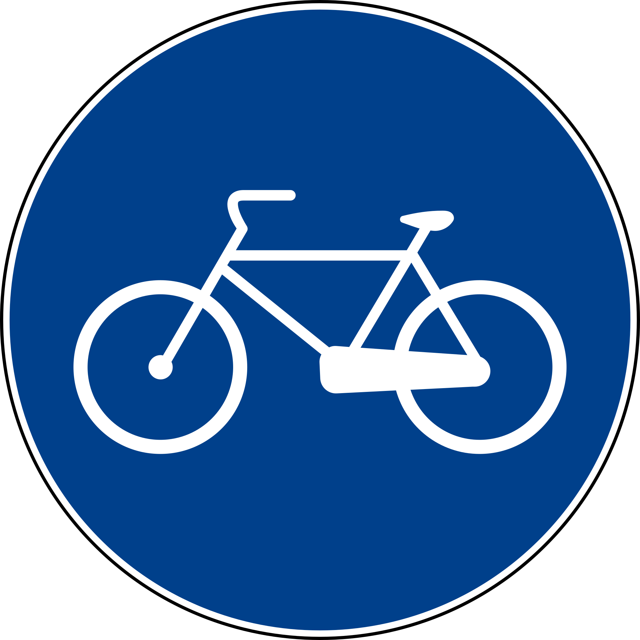 File:Italian traffic signs - pista ciclabile.svg - Wikimedia Commons