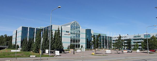 Atea Finland ja sen naapuri, Pöyry-yhtiöiden pääkonttori.