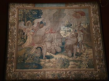 Jagiellonian tapestry Abel's Sacrifice from the same series The Story of the First Parents