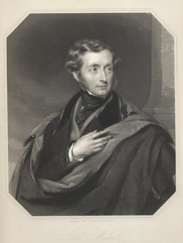 Lord Mahon, 1846