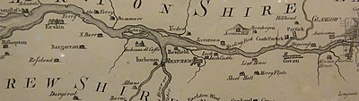 James Watt's 1736 survey of the River Clyde.