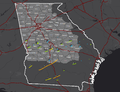 Thumbnail for Tornado outbreak of January 21–23, 2017