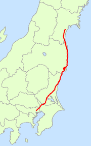 Japonská národní cesta 6 Map.png
