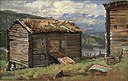 Johan Christian Dahl - Farm Buildings at Hjelle in Valdres - NG.M.00423 - National Museum of Art, Architecture and Design.jpg