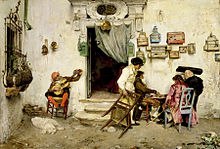 『フィガロの商店(ローマ)』(1875)