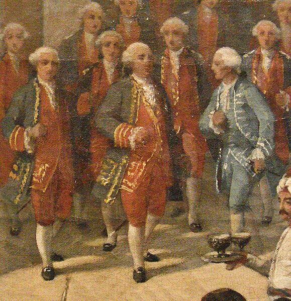 File:Joseph de Bauffremont with M de Broves being welcome into Smyrne by the French Consul 28 September 1766 detail.jpg