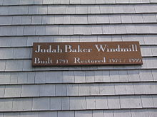 Judah-Baker-Windmühlen-Plakette South-Yarmouth-MA-US.JPG