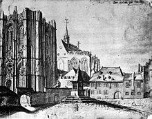 Cathédrale inachevée, vers 1665.