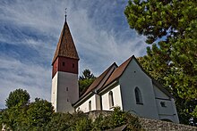 Alte Kirche St. Margrethen. Die Entstehung einer ersten Kapelle hier könnte ins Jahr 1146 zurückgehen, schreibt Johannes Huber in seinem Kunst- und Kulturführer 1999.