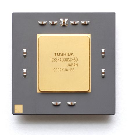 A Toshiba R4000 microprocessor