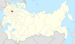 Kuvernementti Venäjän keisarikunnan kartalla 1914.