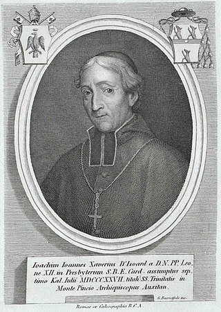 <span class="mw-page-title-main">Joachim-Jean-Xavier d'Isoard</span> French bishop and cardinal