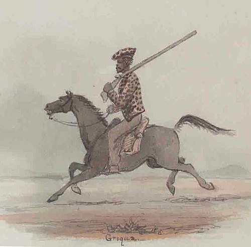 Khoekua marksmen played a key role in the Cape Frontier Wars