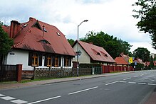 Osiedle patronackie Giszowiec w rejonie ulicy Radosnej