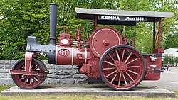 Antique "Kemna" steamroller Kemna Bau Pinneberg Fahrzeug.jpg