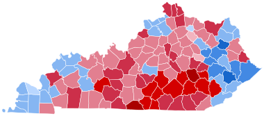 Kentucky presidentsverkiezingen resultaten 1988.svg