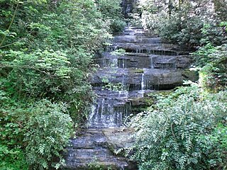 <span class="mw-page-title-main">Key Falls</span> Waterfall in Transylvania County, in the Blue Ridge Mountains of North Carolina