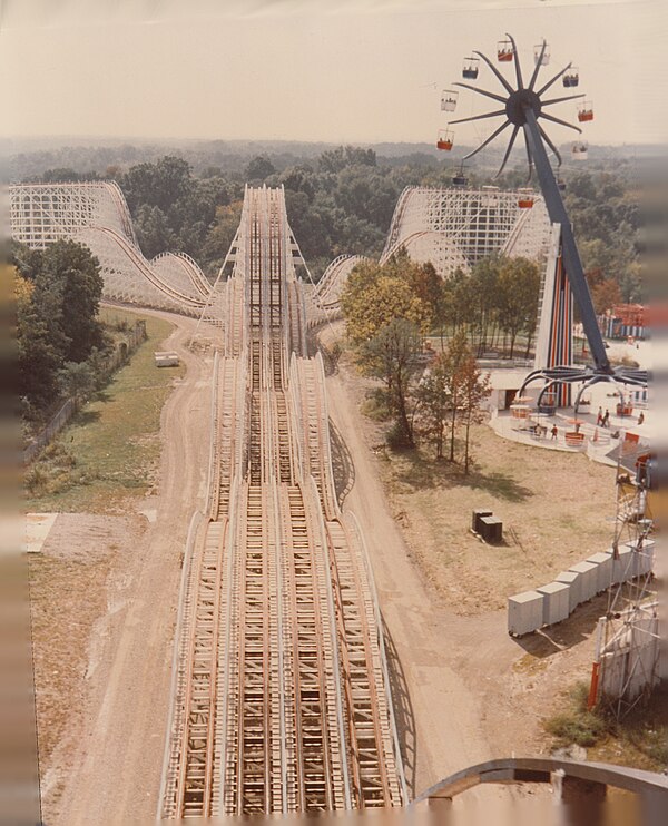 The Racer in 1972 with the now-defunct Zodiac to the right.