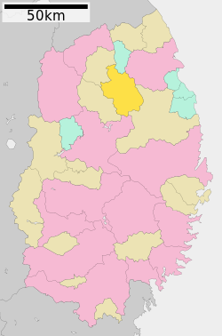 Kuzumaki in Iwate Prefecture Ja.svg