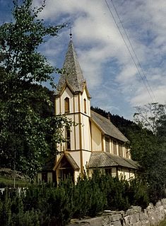 <span class="mw-page-title-main">Kyrkjebø</span> Former municipality in Sogn og Fjordane, Norway