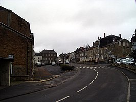 De hoofdstraat van La Grandville