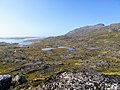 Lake and Town View Quassik Peak near Nanortalik Greenland.jpg