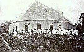 Large stone Methodist church, Satupaitea, Samoa c. 1908.jpg