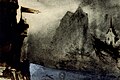 Скеля Ермітаж серед уявного пейзажу