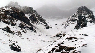 Le val d'Enfer, haut lieu de l'alpinisme hivernal en Auvergne.