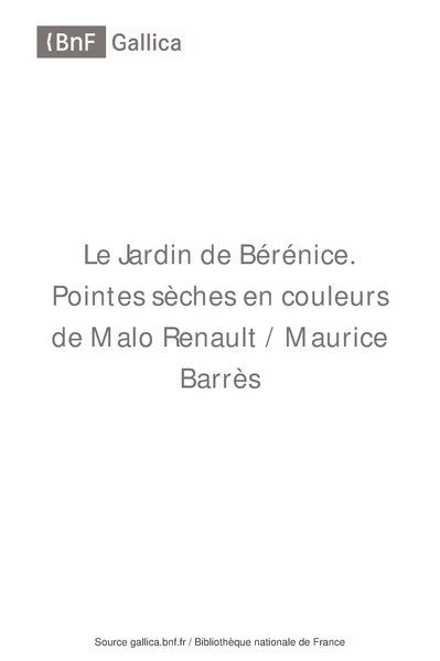 File:Le jardin de Bérénice, Maurice Barrès, ill. Malo-Renault (extrait54 p).pdf