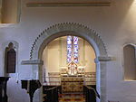 Church of St Michael Letcombe Basset church chancel.JPG